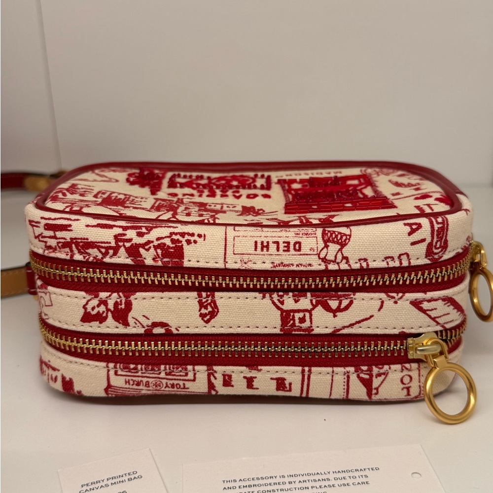 Tory Burch Perry Printed Canvas Mini Bag - Picture 7 of 7